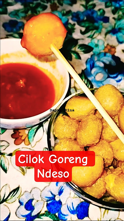 Modal tepung bisa jadi cilok goreng #cemilan #food #cilok