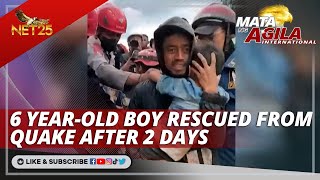 6-year-old boy rescued from quake rubble after two days