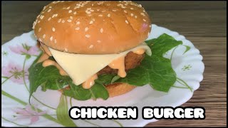Classic Crispy Chicken Burger Recipe.
