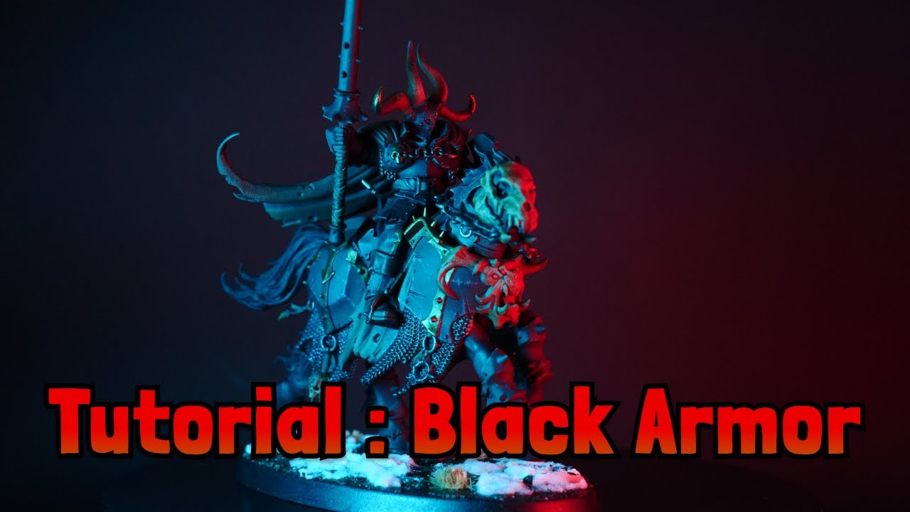 HOW TO PAINT BLACK ARMOR CHAOS UNDIVIDED YouTube