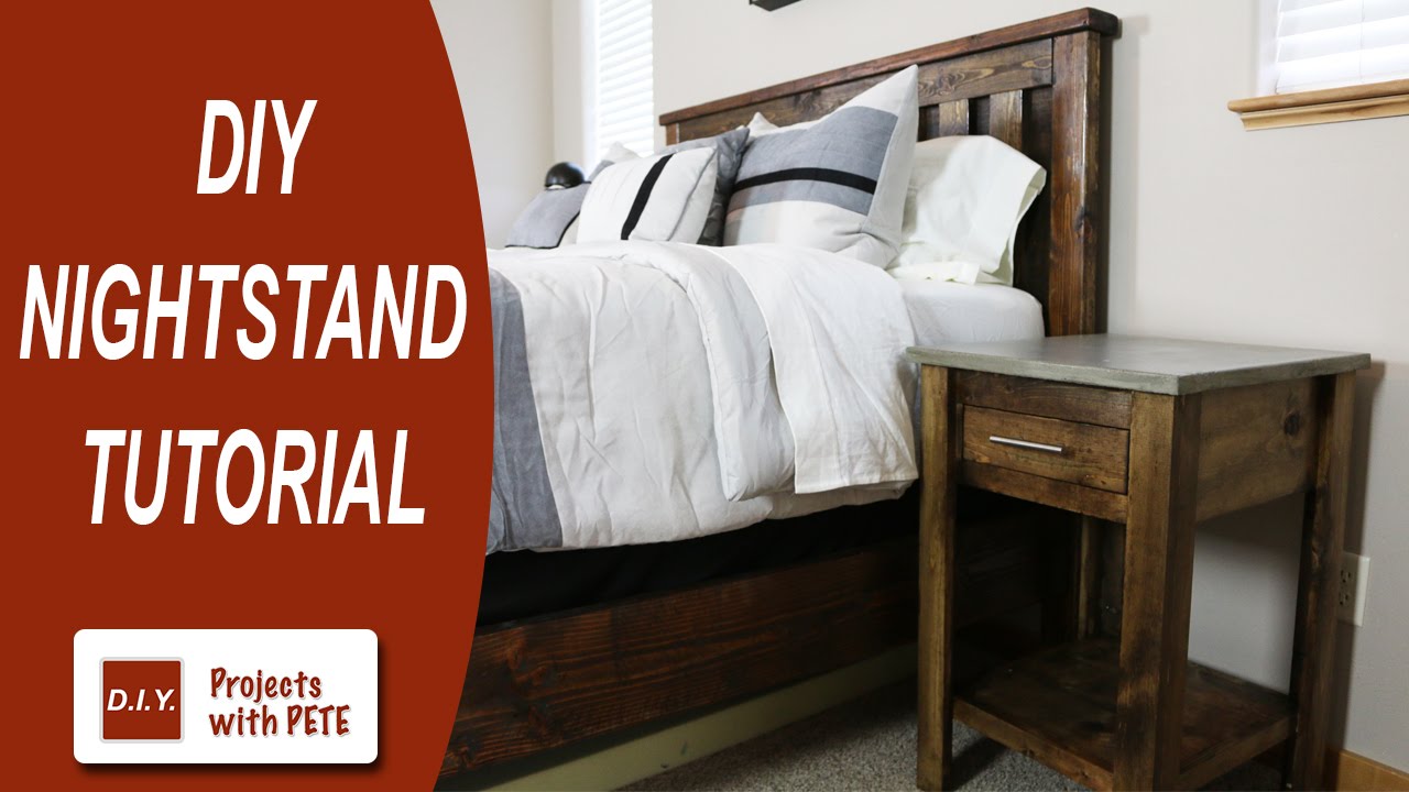 DIY Gustavian Nightstands - How To Build DIY Nightstands Bedside Tables