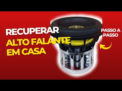 Vídeo: Como Consertar Um Alto-falante