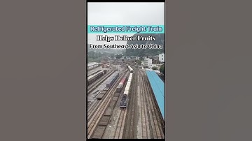 Refrigerated #freight #train helps deliver #fruits from Southeast #Asia to #China