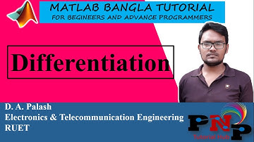 Matlab Bangla Tutorial 31 : Differentiation in Matlab