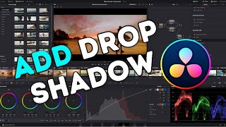How to Add Drop Shadow to Text in DaVinci Resolve 2025