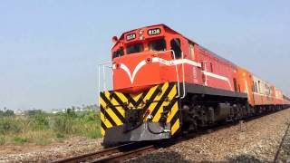 751次莒光號 本務R138 迴送1輛電源車 林邊北引道通過