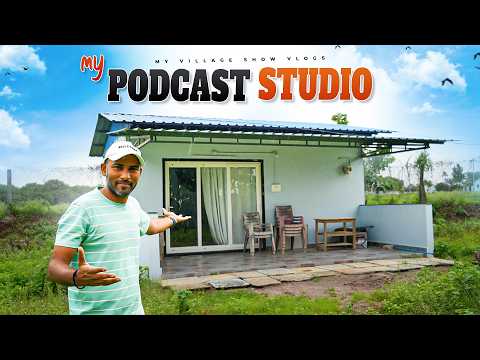 Inside My Podcast Studio🎙️ | Simple & Powerful! | My Village Show Vlogs