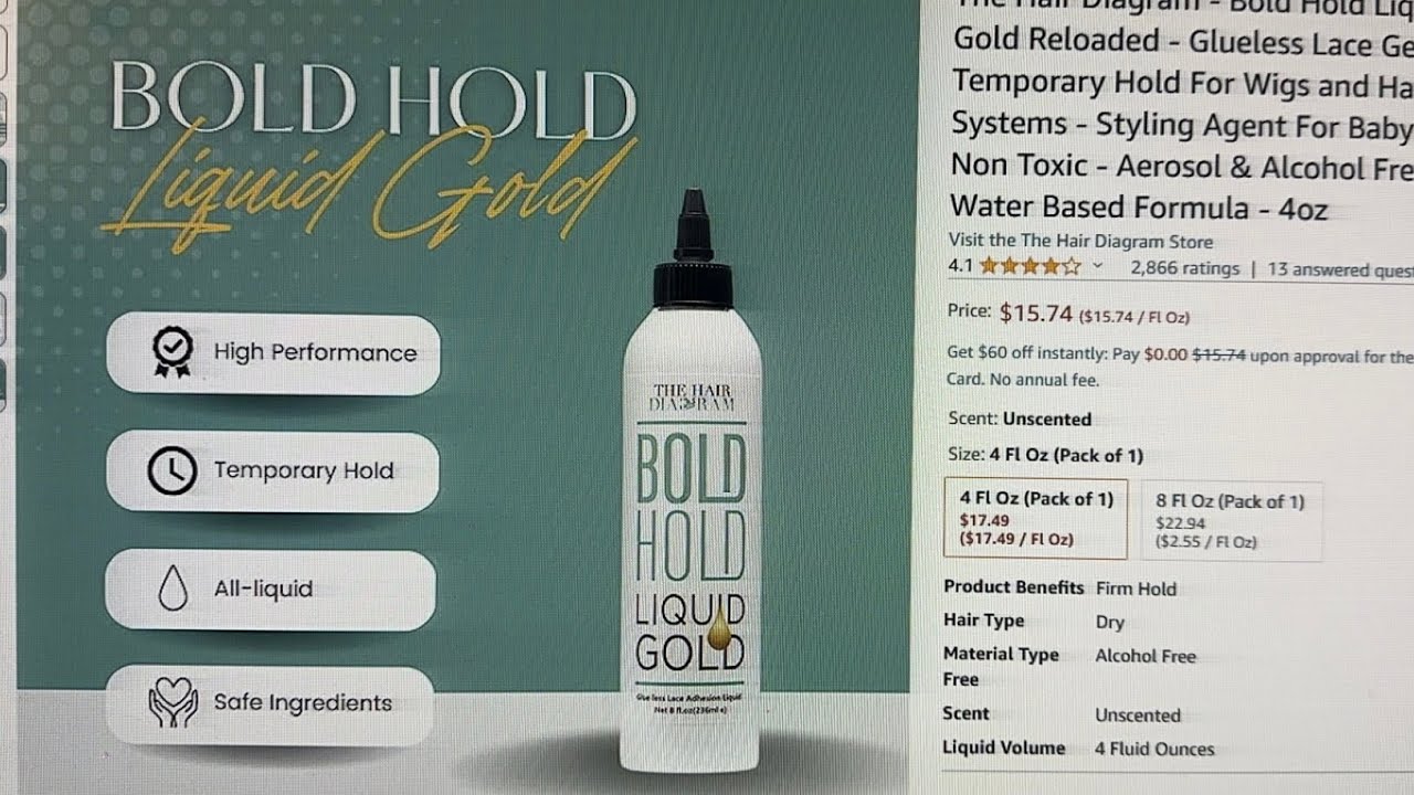 Best hair glue lace wig/ wig glue for 2023. No mess.!!! YouTube