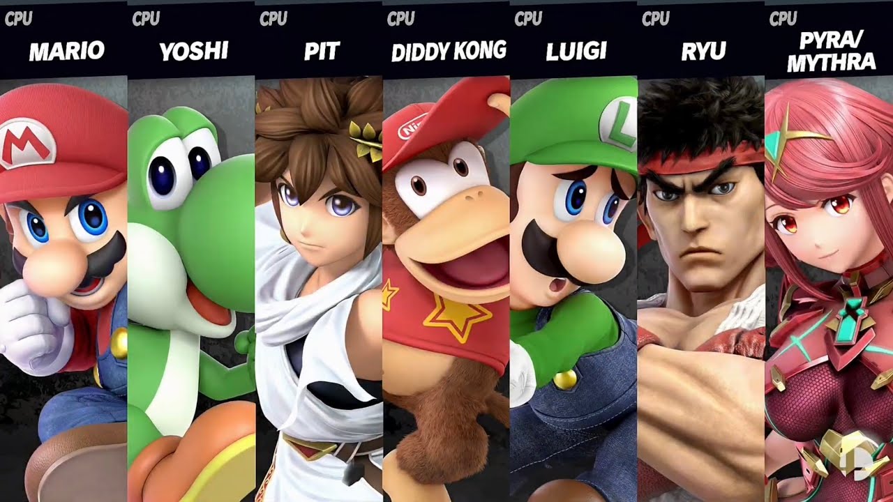 Super Smash Bros. Ultimate - Christmas Colors - YouTube