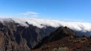 Timelapse - Clouds over the Caldera de Taburiente Nationalpark, La Palma