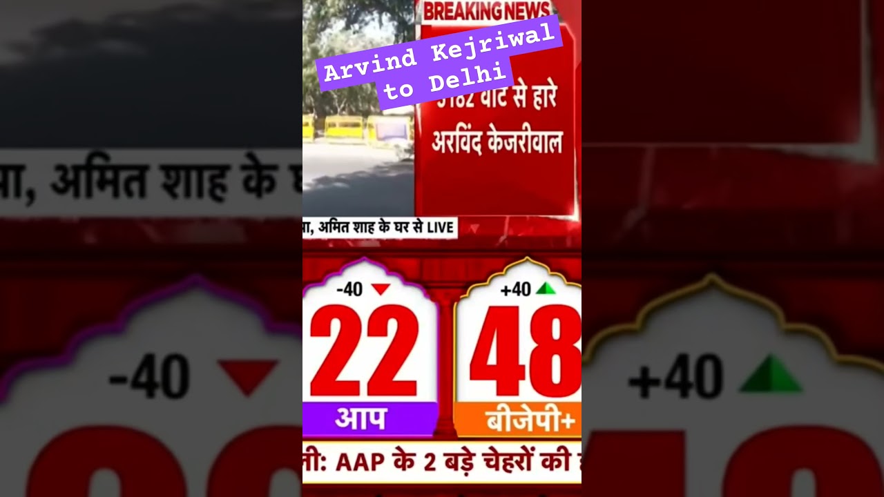 Kejriwal, Manish Sisodia both lost their seat 