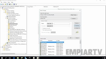 Windows Server 2016 Group Policy Restricted Groups