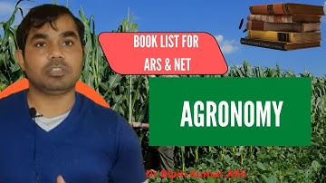 Booklist for ARS in Agronomy