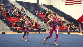Level 8 WP 15 16, Gymbeat Alyse and Alexis   2011 Region 1 Acro Championship