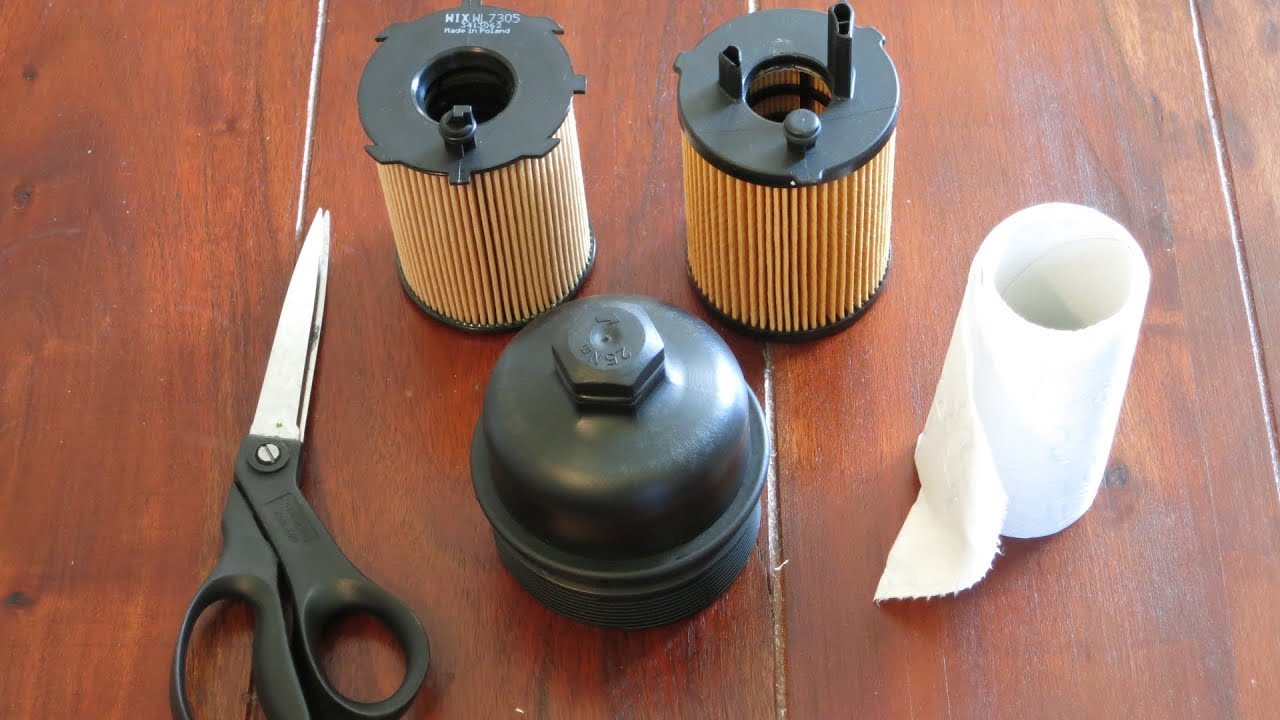 DIY Oil filter removal from cover cap lid top Peugeot 1.4 1.6 hdi citro volvo mazda toyota - YouTube