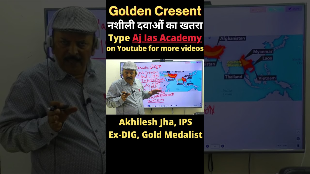 Golden Cresent of drug menace