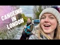 London Life Vlog: Getting around London in a CANOE! Exploring London canals by boat #LondonSafari