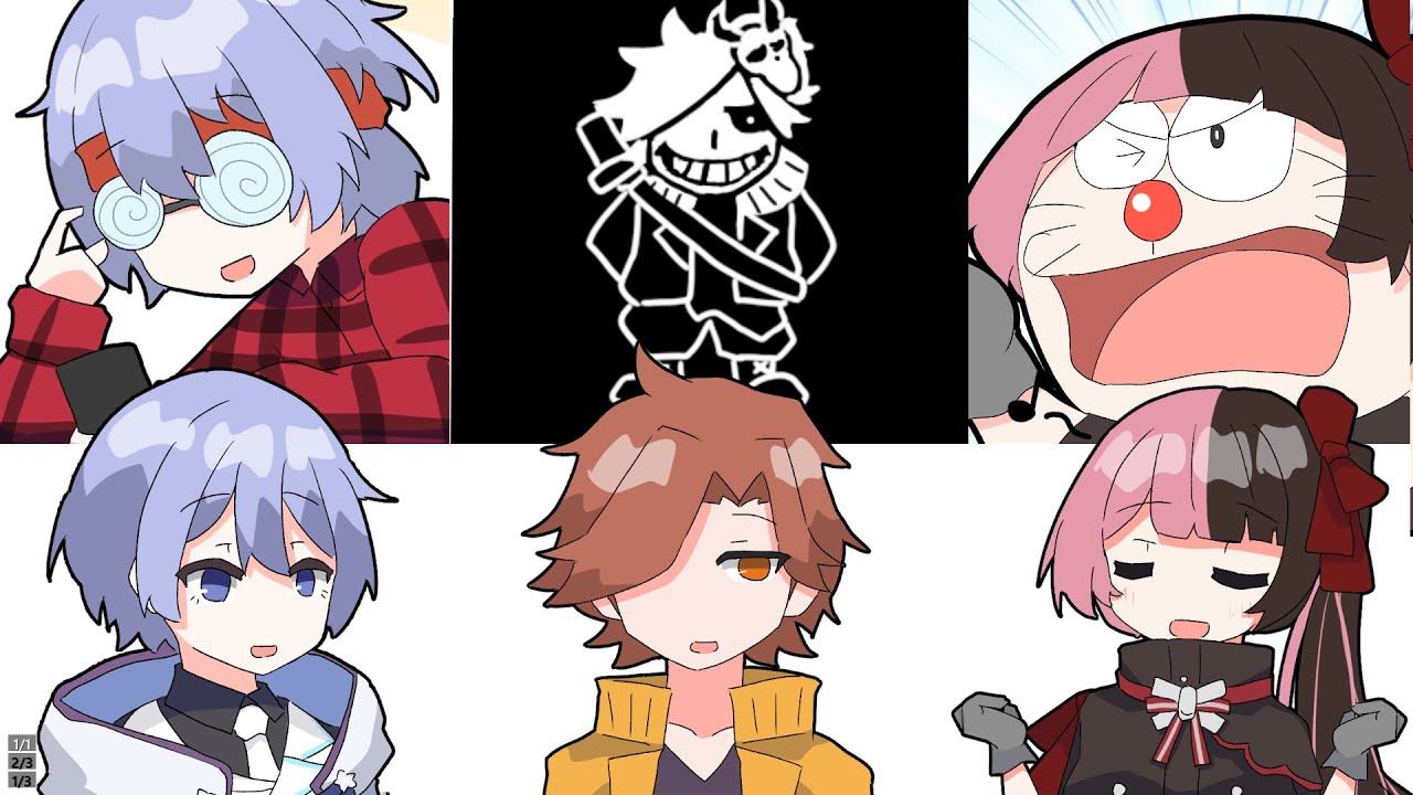 【VTuber手書き】ものまね三銃士【ぶいすぽっ！切り抜き/橘ひなの/白雪レイド/ありさか】 #手書き切り抜き #橘ひなの #ありさか