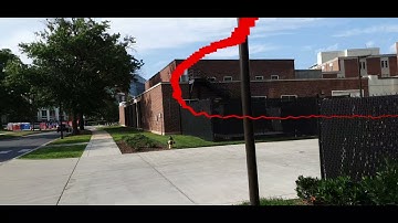 ARCore long-range tracking test (outside; for comparison to HL2)