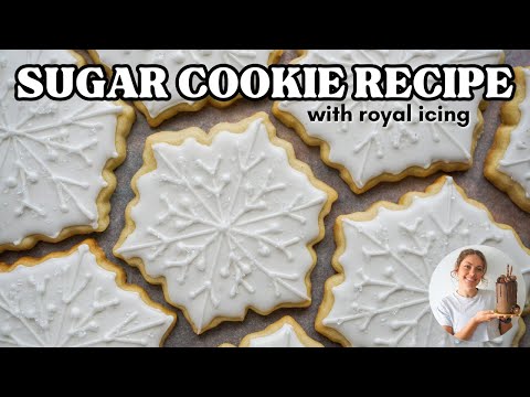 The BEST Sugar Cookie Recipe for Christmas - with easy royal icing decorating!