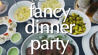 Let's get fancy! randy presents the plan to impress special guests
with following fancified dishes... fourty-four liqueur 2:21 chocolate
cake 6:45 and 27...