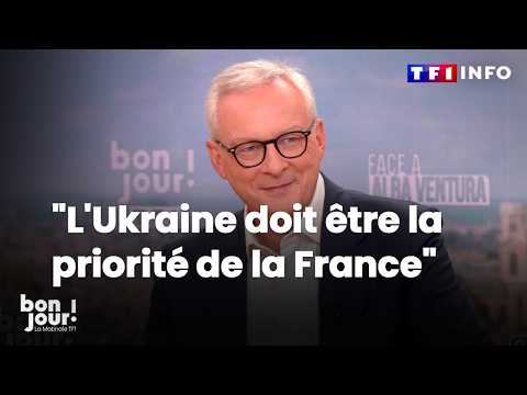"Ukraine must be France's priority," says Bruno Le Maire｜TF1 INFO
