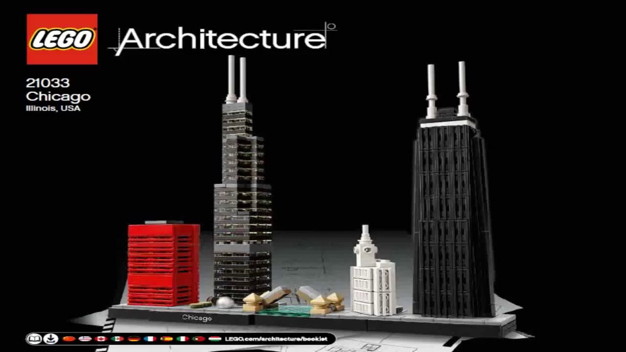 Лего Архитектура 2018 Чикаго LEGO Architecture CHICAGO 21033