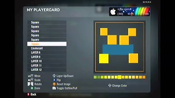 Cod Black Ops: Emblem Tutorial How to make Space invaders TTG