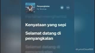 For Revenge - Penyangkalan (Lirik)