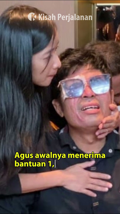 Sosok Agus Salim Sedih Disiram Air