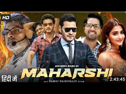 Maharshi Full Movie In Hindi Dubbed  Mahesh Babu  Pooja Hedge New south movie