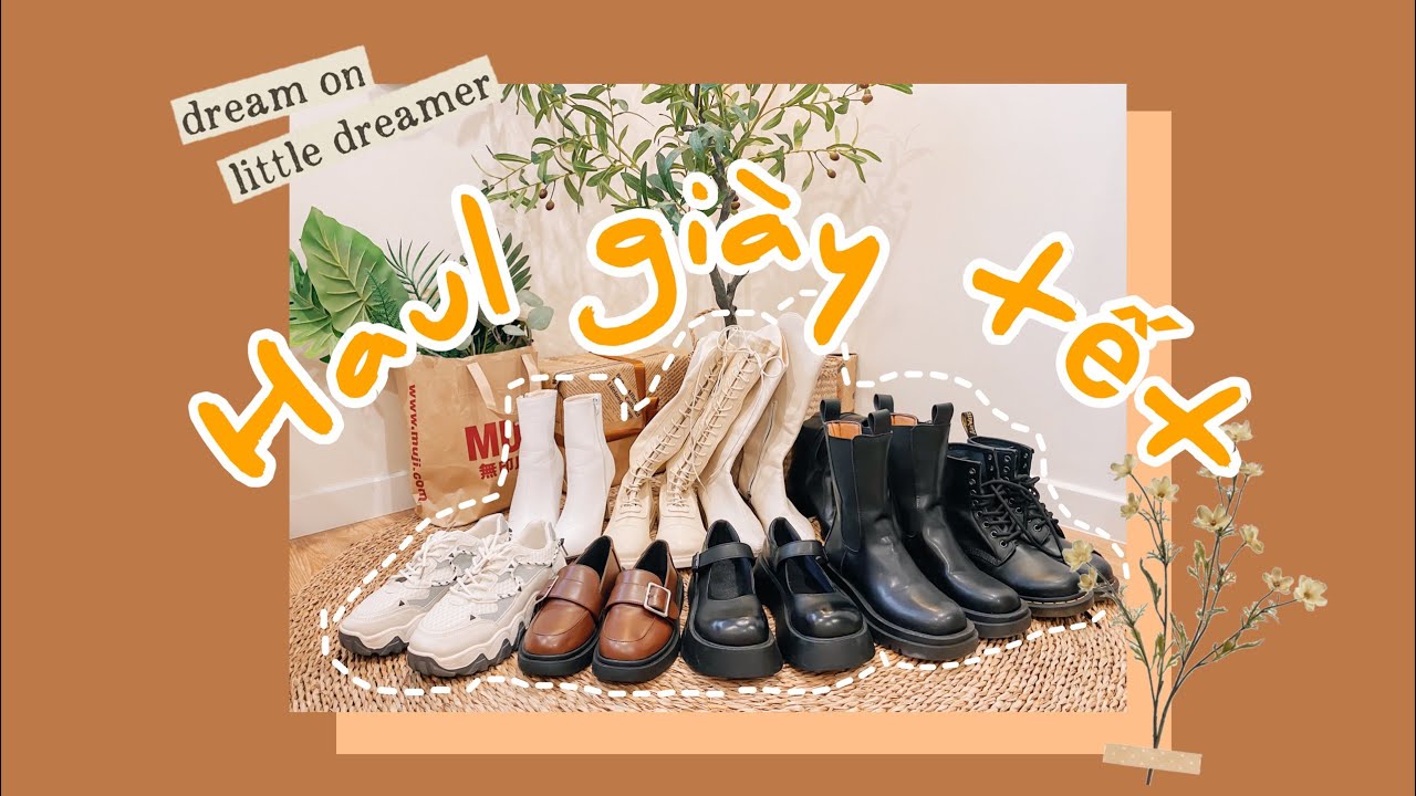 mua boot nữ hà nội 2022 Update | SHOPEE HAUL | MUA GÌ TẾT NÀY #2 // MUA GIÀY ĐI TẾT SIÊU ĐẸP ( GIÀY BOOTS, GIÀY BÚP BÊ, SNEAKER,..)