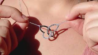 Jack Friedman Diamond Flutter Pendant