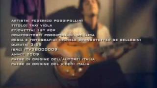Video thumbnail of "Federico Poggipollini - Taxi Viola (Official Video)"