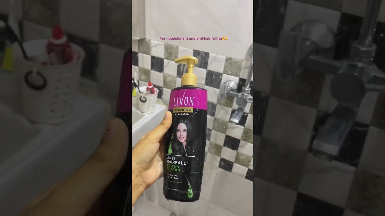 Getting unready paraben free with livon shampoo.