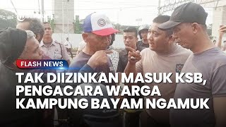 Tak Diizinkan Masuk ke KSB, Pengacara Warga Kampung Bayam Ngamuk Adu Mulut dengan Sekuriti