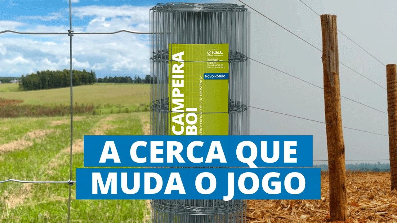 Como Instalar Cerca Campeira Boi | Passo a Passo + Comparativo com Arame Ovalado
