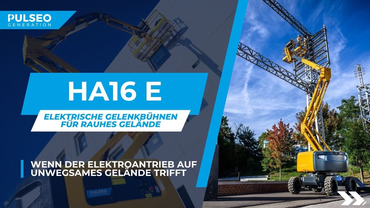 HA16 E & HA16 E PRO - Wenn der Elektroantrieb auf unwegsames Gelände ...
