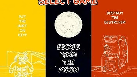Regular Show: Just a Regular Game - Escape from the Moon Playthrough (Part 1/2)