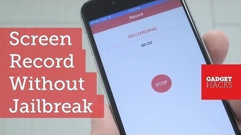 Screen Recorder For iPhone Free No Jailbreak Ios 9 & 10