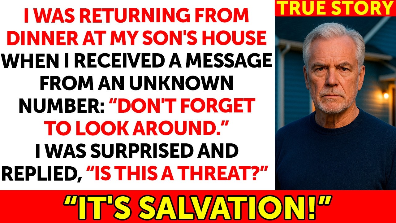 I Was Returning Home And Received A Text Message: “Don't Forget To Look Around.” It Saved Me...