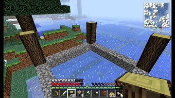 Feed The Beast episode 12. Quarry and water mill.