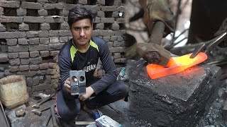 Interesting Forging Technique of Making Bricks Masonry Tool Hammer Chisel | A Hand Tool of Masons