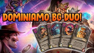 BG DUO IN ANTEPRIMA! - DOMINIAMO LE LOBBY CON @DROODTHUND3RLIVE! | Hearthstone Battlegrounds ITA