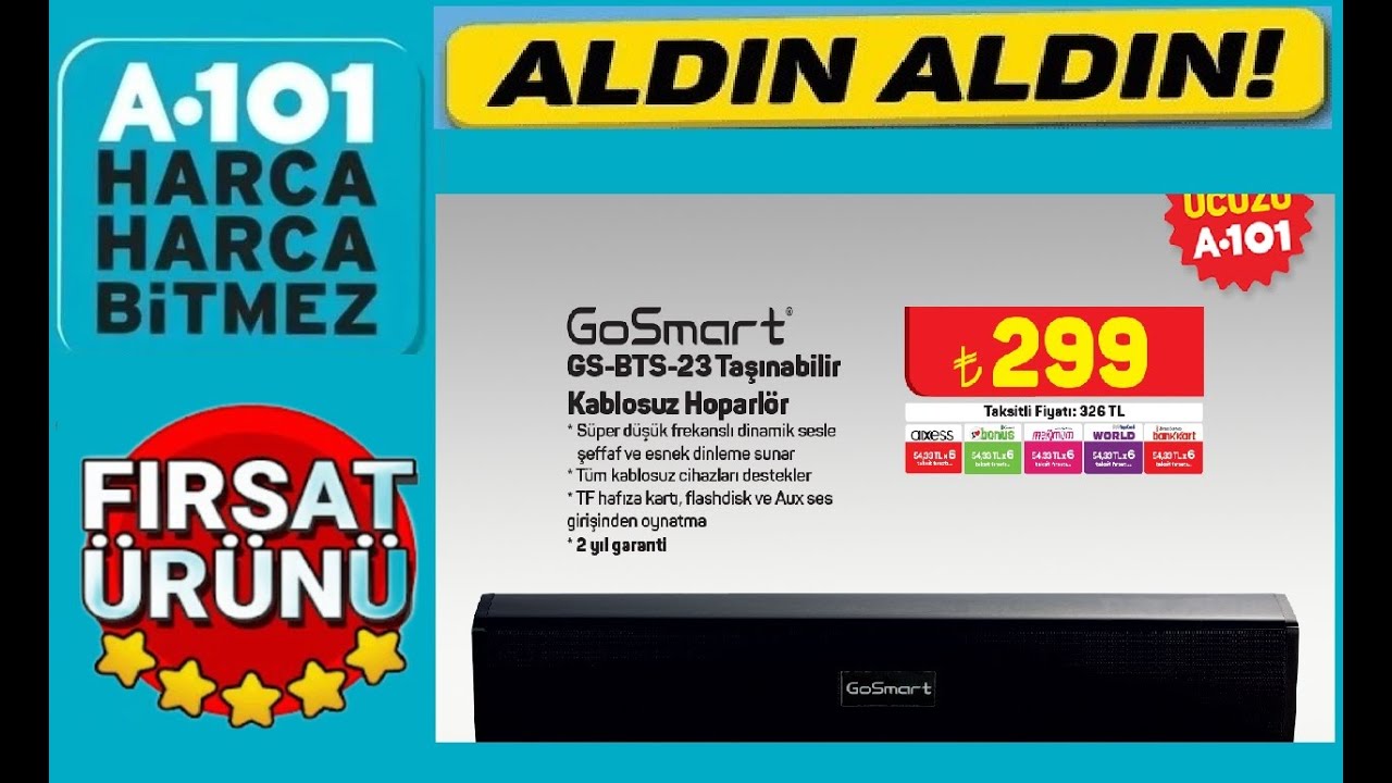 Fiyator Go Smart GS-BTS-23 Taşınabilir Kablosuz Hoparlör