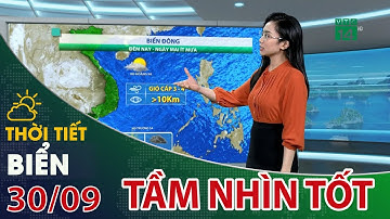 Thời tiết biển 30/09/2021: Tầm nhìn thông thoáng, thuận lợi cho các hải trình| VTC14