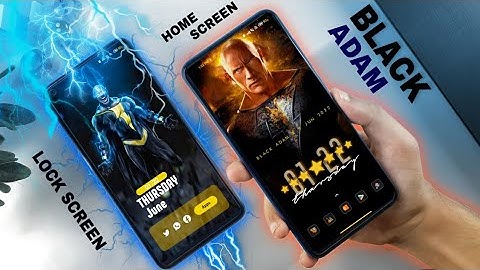 Black Adam Pro Customisation For your Xiaomi/Redmi/Poco Device