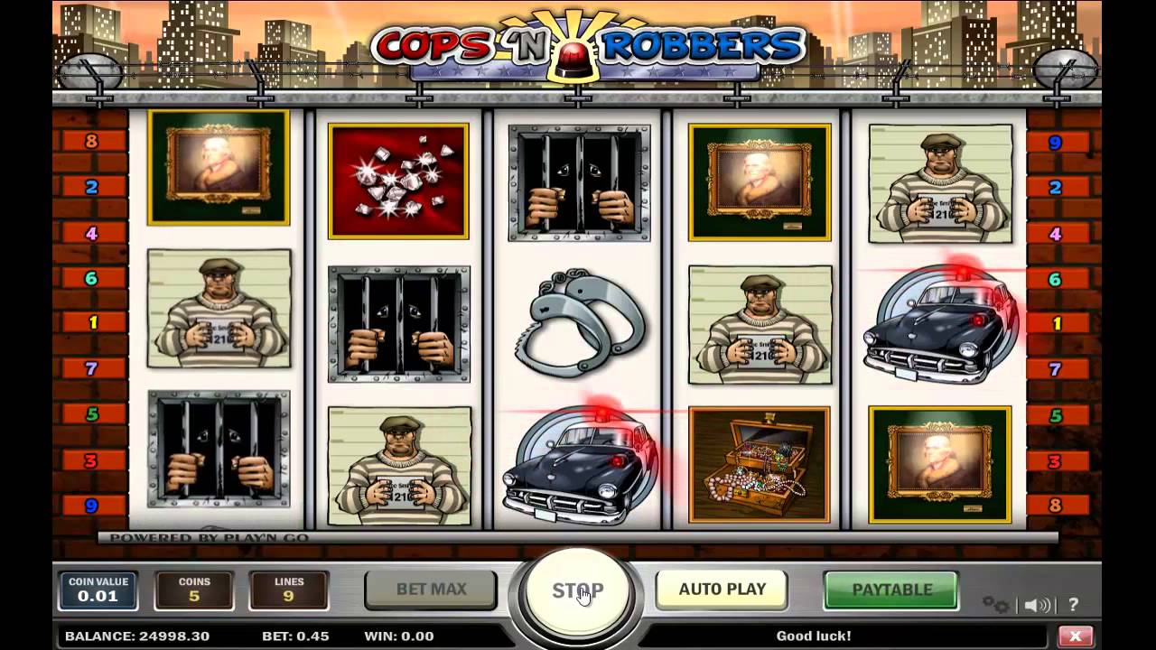 Cops n Robbers slot from Play'n GO - Gameplay - YouTube