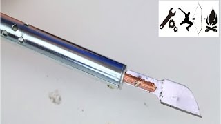 Как сделать горячий нож (нож для резки пластика) Как сделать горячий нож (нож для резки пластика)
