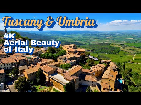Tuscany & Umbria in 4K Drone | Stunning Views of Italy’s Most Beautiful Regions